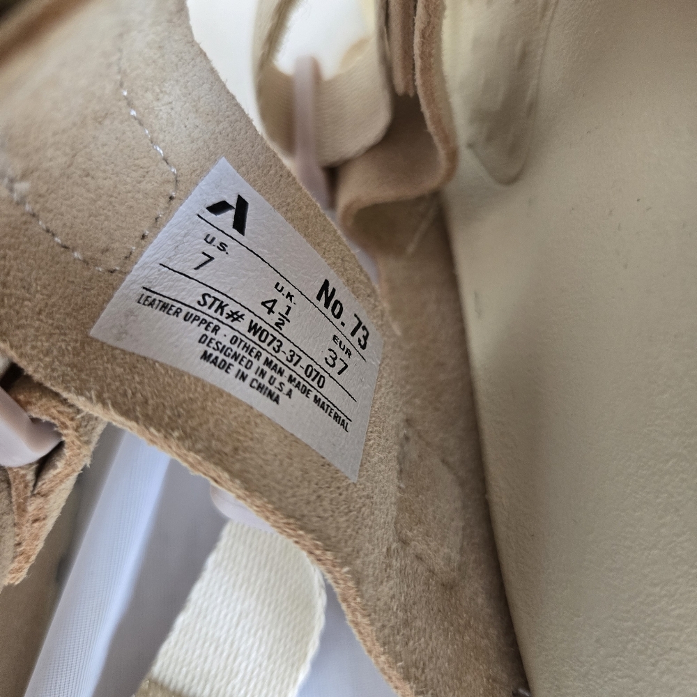 Anodyne Tan Adjustable Two Strap Sandal - Picture 12 of 13